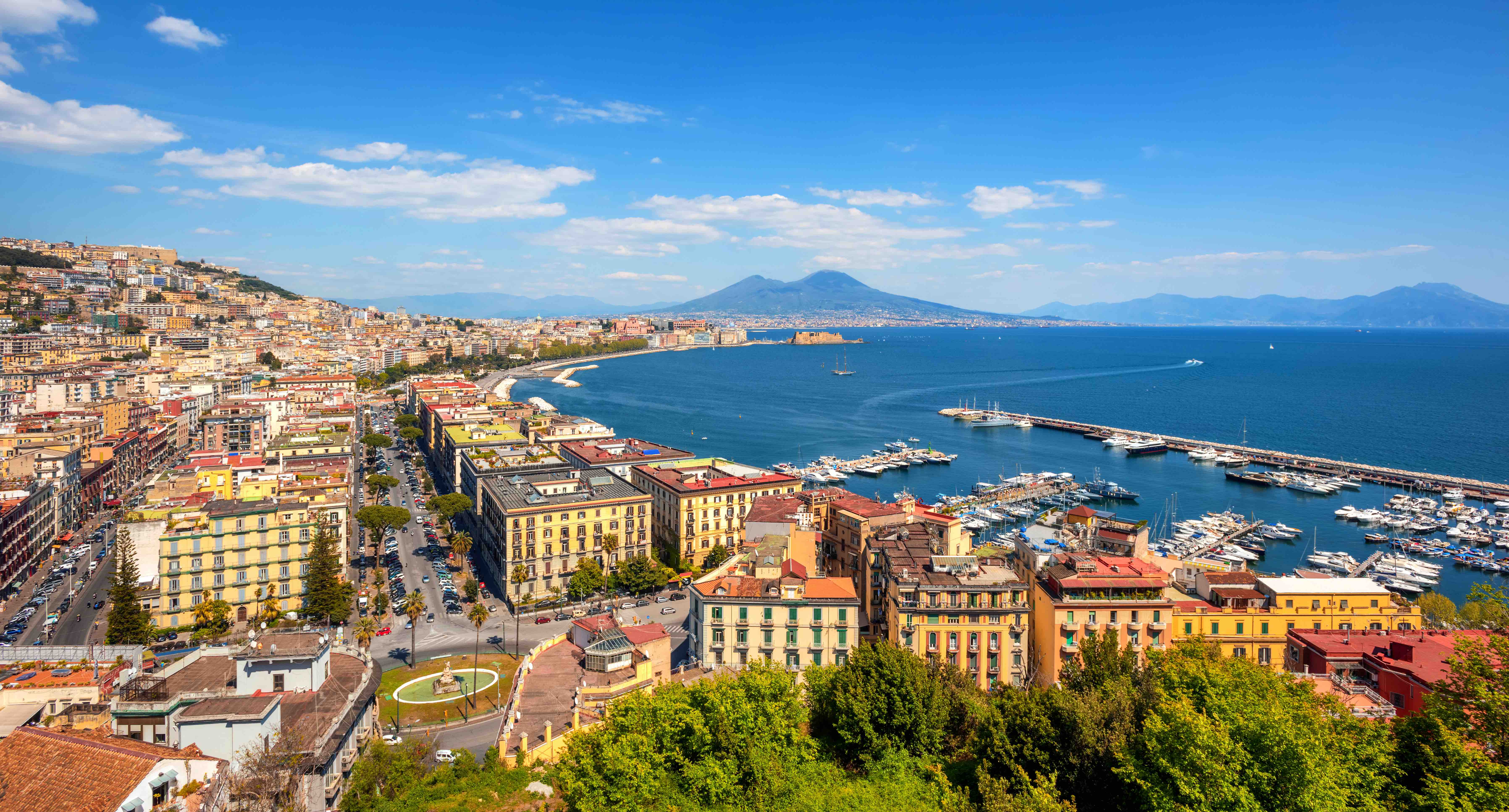 Panoramic view of Naples