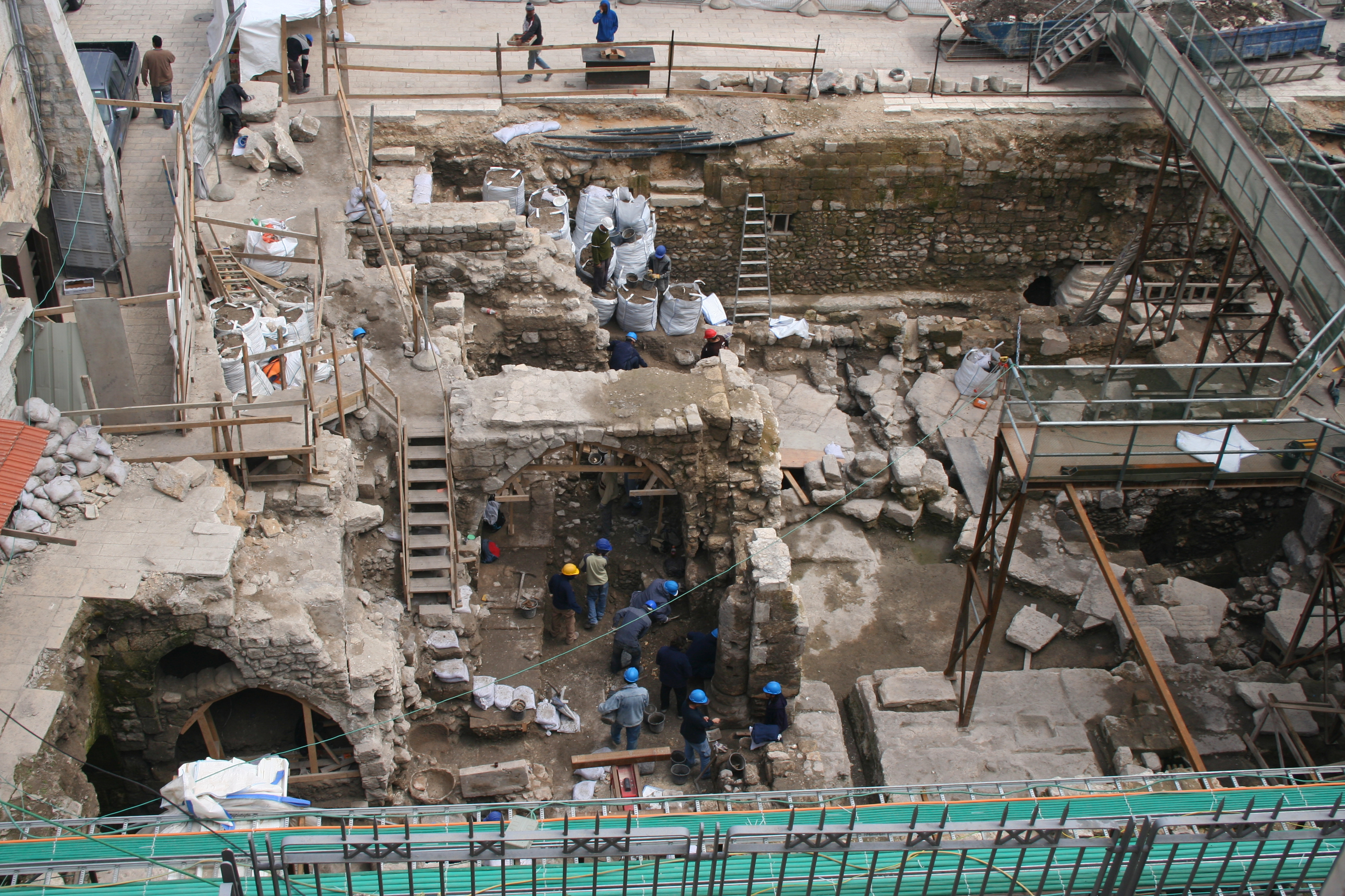 archaeological excavation in Israel