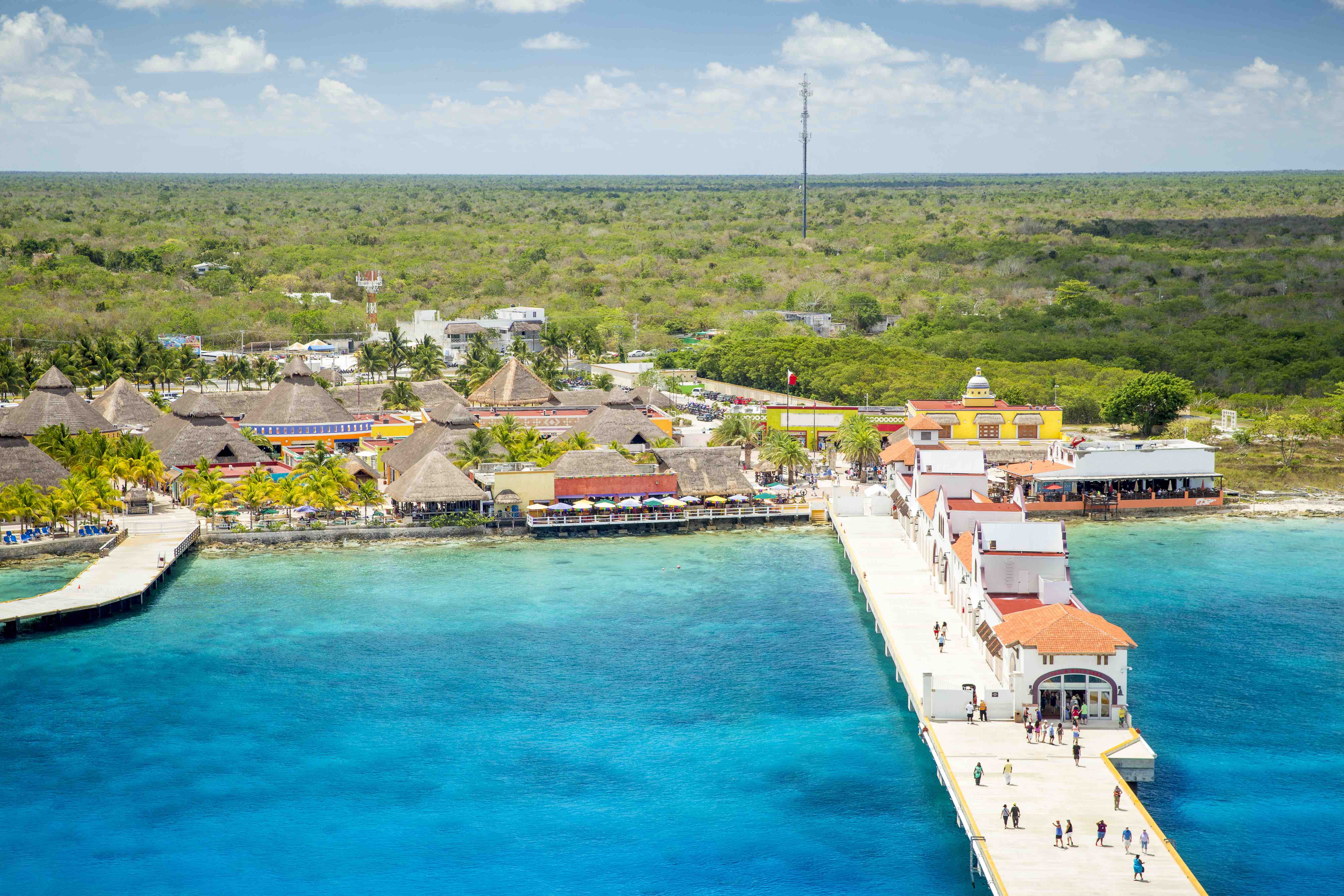 Port in Puerta Maya, Cozumel, Mexico