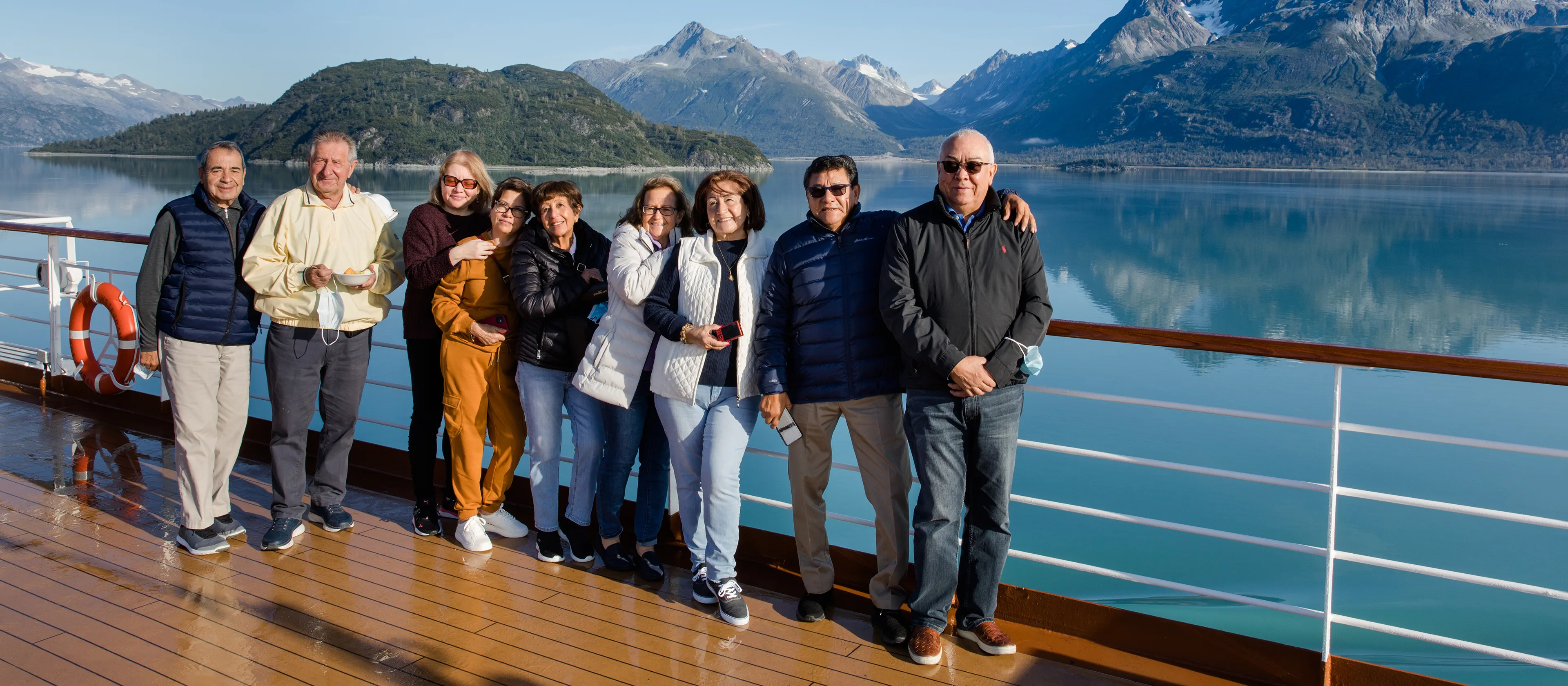 Group of People on Alaska Cruise