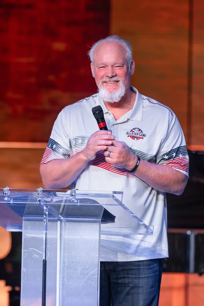 Ted Barrett speaking