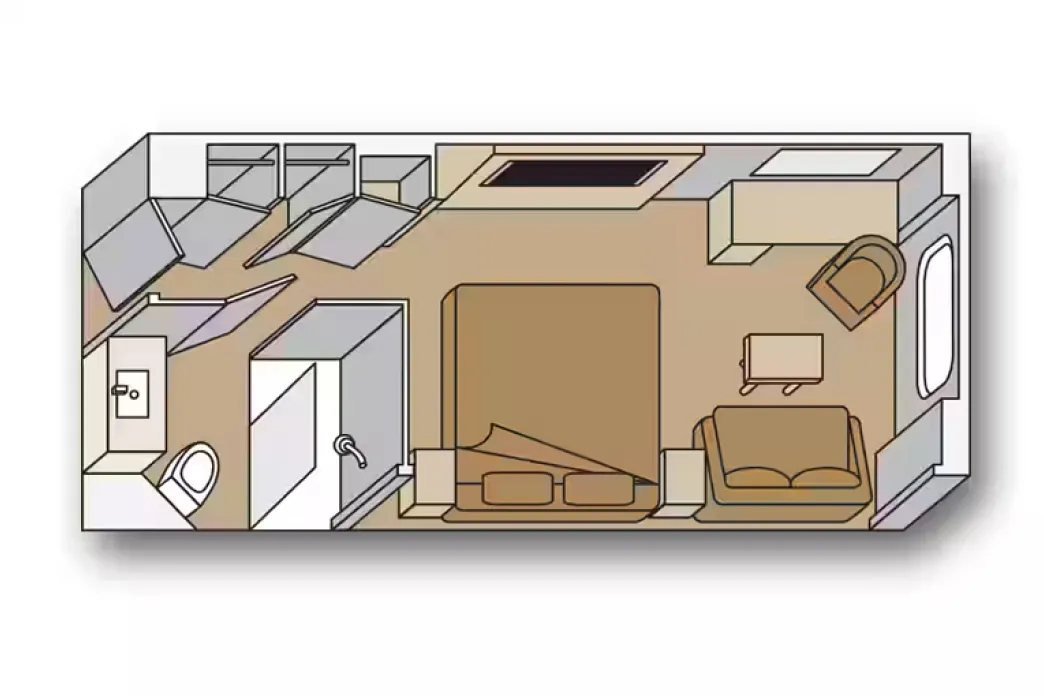 Nieuw Statendam Ocean View Floor Plan