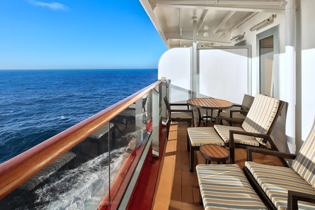 Holland America Zuiderdam - Signature Suite deck