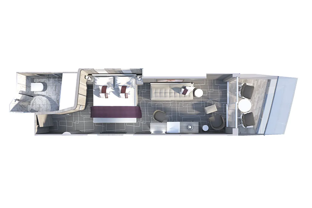 Celebrity Edge - Veranda floor plan