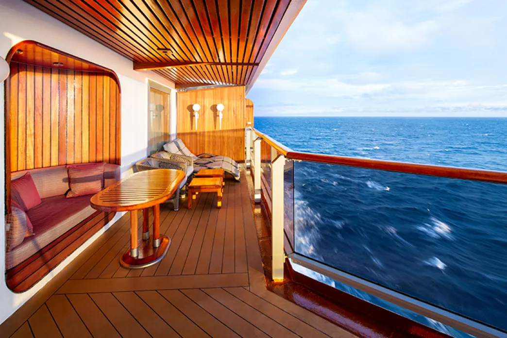Holland America Line Oosterdam - Pinnacle Suite deck