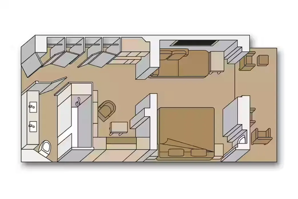 Holland American Line Rotterdam - Signature Suite floor plan