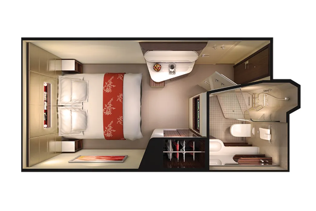 Norwegian Cruise Line Breakaway - Inside floor plan