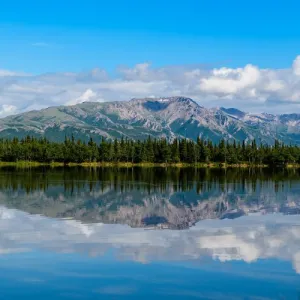 mountains and water