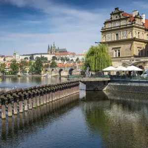 Charles Bridge Castle in Prague
