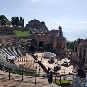 Amphitheater in Taormina, Italy
